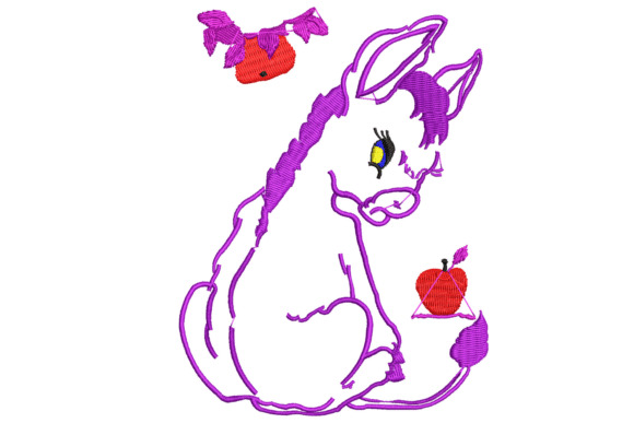 Cute Baby Donkey Embroidery Design Review