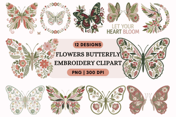 Flowers Butterfly Embroidery Clipart: A Seasonal Designer’s Review