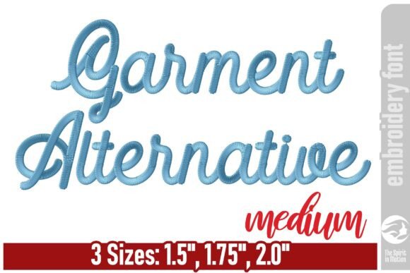 Garment Alternative Embroidery Font - M Review