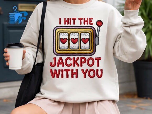Hit the Jackpot with You Embroidery
