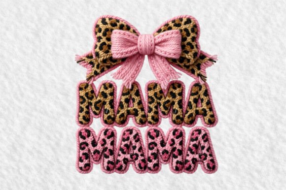 Leopard Mama Bow Embroidery PNG: A Craft Fair Seller’s Review