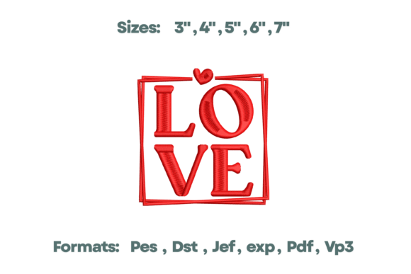 LOVE Modern Stacked Frame Embroidery Review