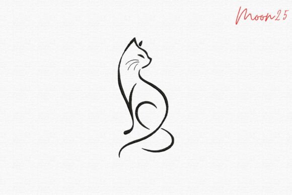 Minimal Line Cat Embroidery: A Designer’s Review for Boutique Apparel