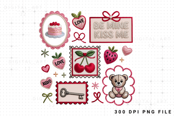 Review: Embroidery Valentine Coquette Heart PNG