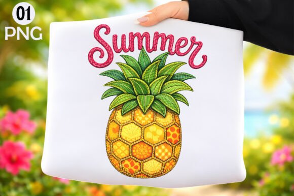 Summer Pineapple PNG Embroidery Design Review